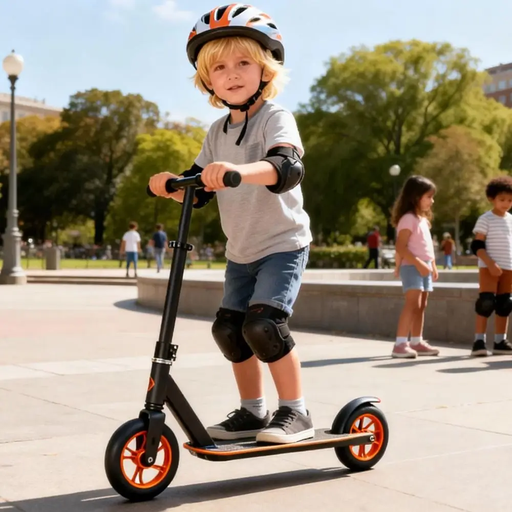 Ruedas silenciosas 100/110 mm para patinete acrobático en aleación de aluminio