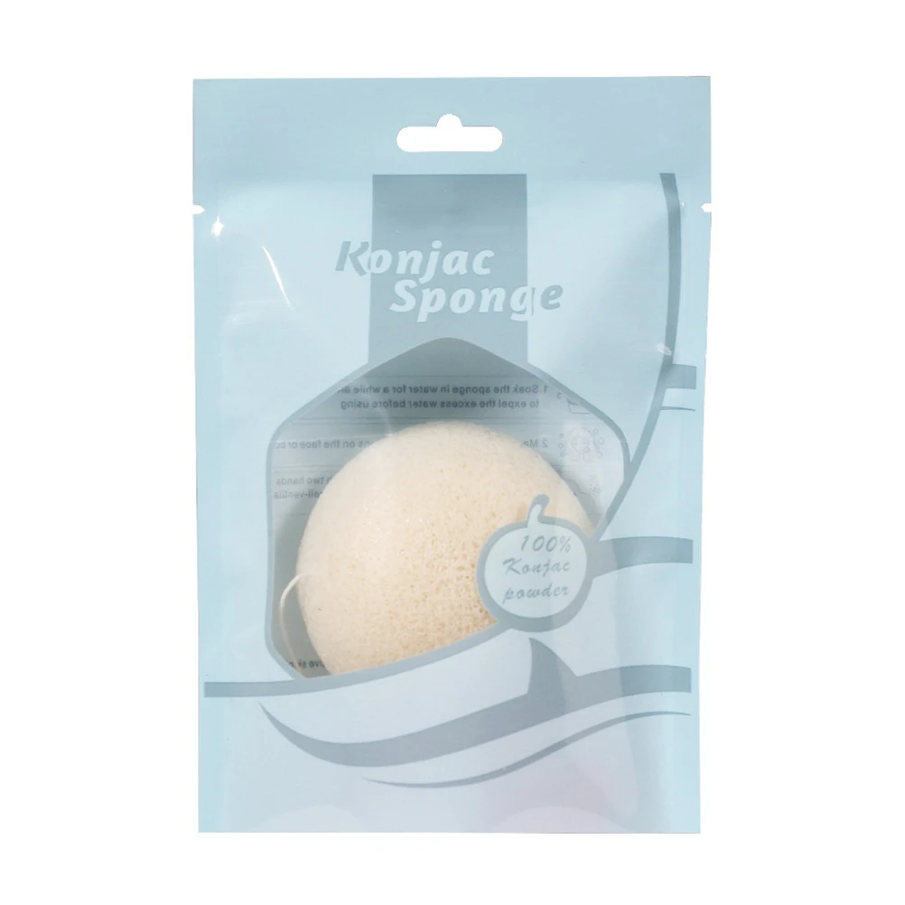 

3pcs Natural Sponges Eco-Friendly Facial Cleansing Biodegradable Face Washing Sensitive Skin Exfoliating Sponges