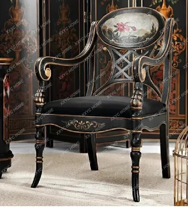 Leisure tables and chairs single sofa armrest light luxury backrest living room