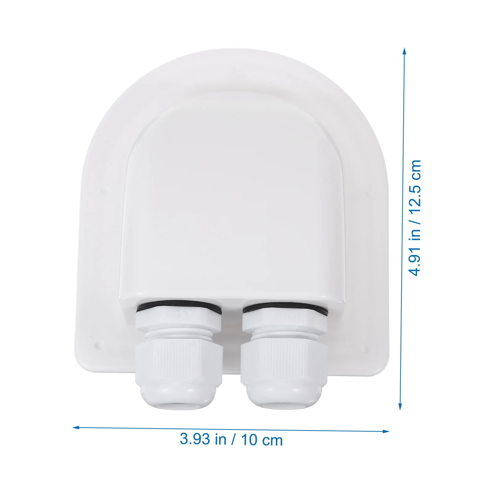

ABS Dual Holes Cable Entry Gland Solar Cable Wiring Accessory Waterproof Durable Solar Panel Wiring