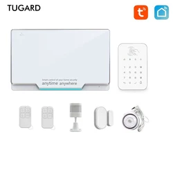 TUGARD-sistema de alarma de seguridad WiFi para el hogar, Kit de sistema de seguridad con Sensor inalámbrico antirrobo a prueba de fuego para Tuya Smart Home