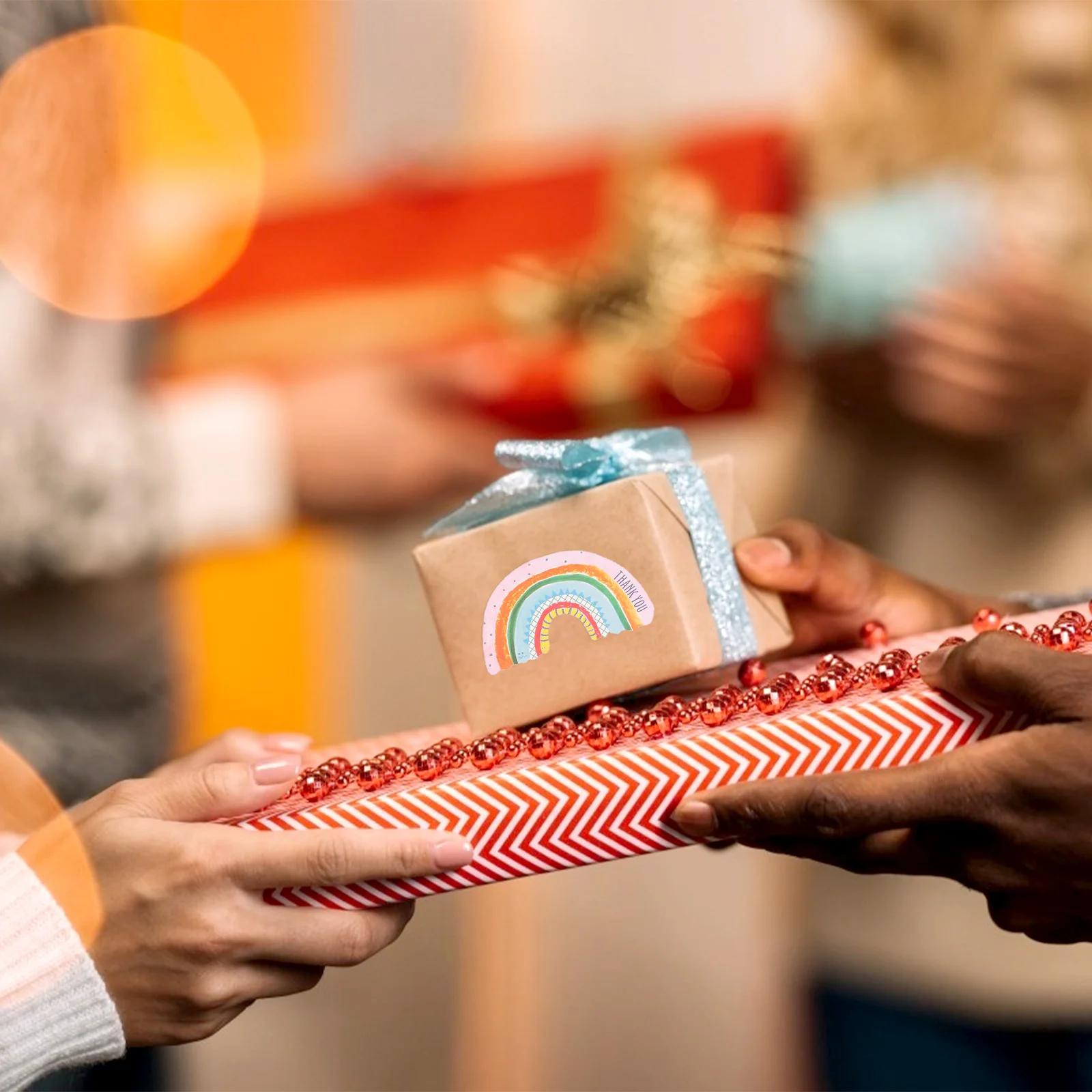 

Thank You Sticker Sealing Label For Gift Wrap Cake Candy Packaging Craft Decoration Party Wedding Holiday Decorative