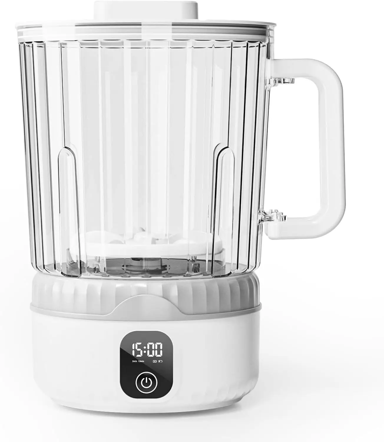 Mini Portable Washing Machine, 2.5L Upgrade, Deep Clean Small Clothes for Dorm, RV, Travel - White