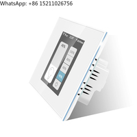 High Quality Smart Home System Automation 1 Gang LCD Touch Dimmer Smart Light Switch Tuya WIFI Zigbee Voice Google Home Alexa