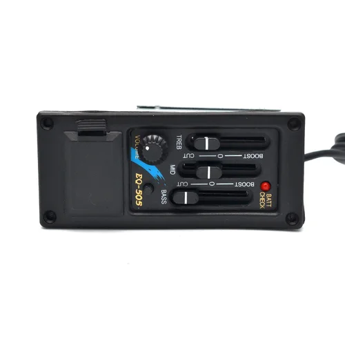 Imagen 2 del producto Nueva pastilla de guitarra EQ preamplificador de guitarra ecualizador piezoeléctrico para guitarra acústica EQ-505 accesorios de piezas de guitarra
