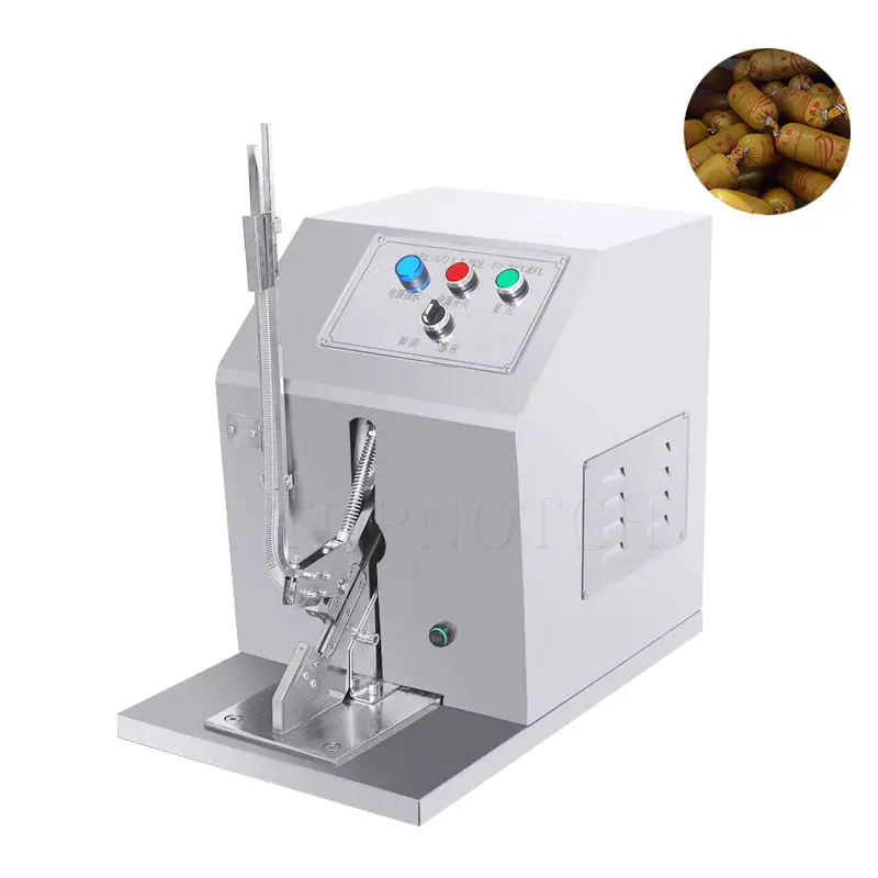 

Food Sealers Packing Sealing Machine Automatic Induction Sausage Clipper Machine U-Shaped Sausage Edible Mushroom Bag Tie