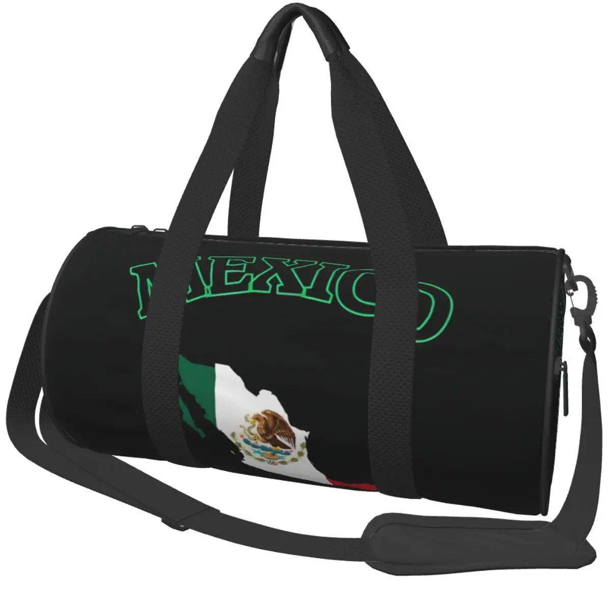 Mexico Map Mexican Flag Gym Bag Training Sports Bags Male Female Design with Shoes Graphic Fitness Bag Outdoor Handbags