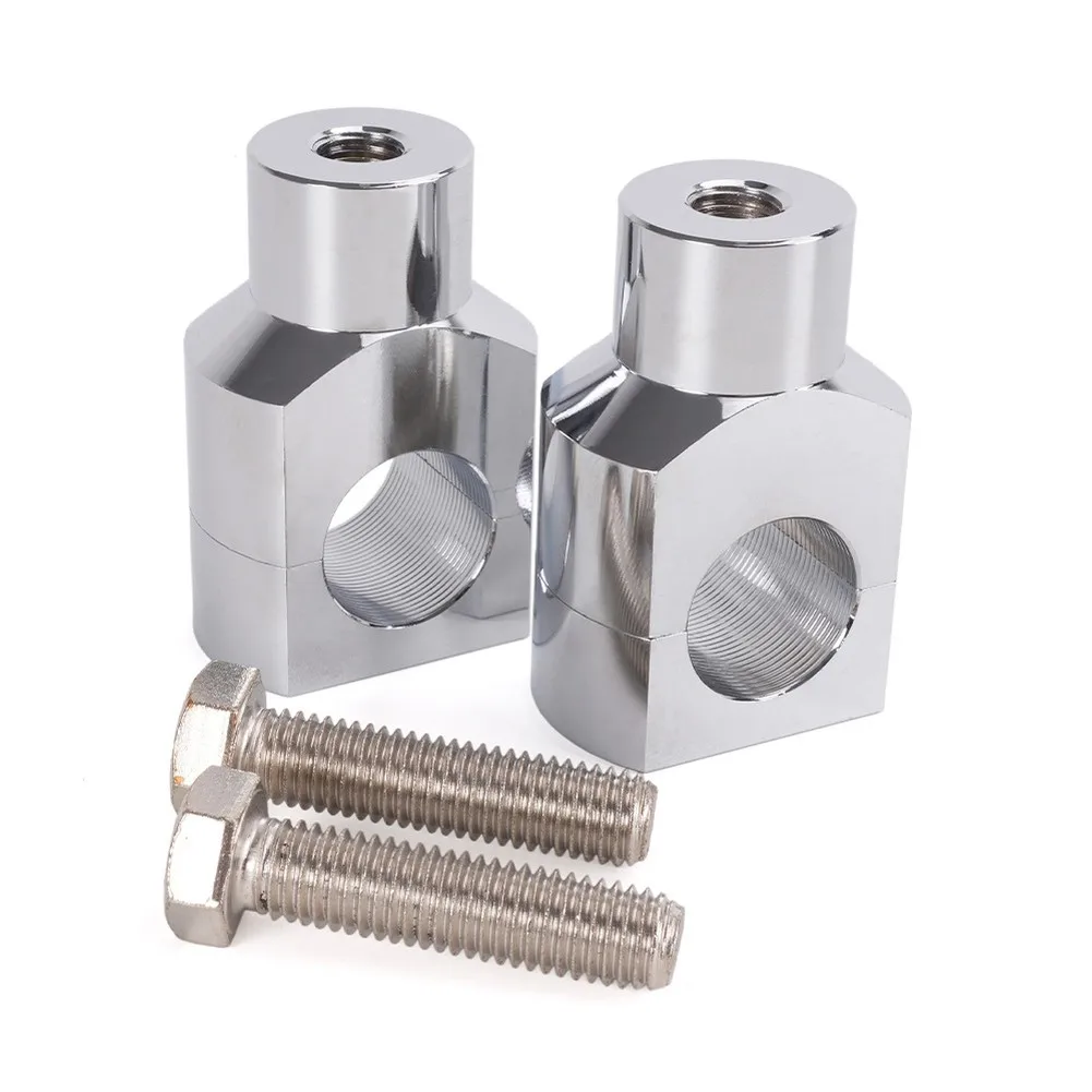 25mm 1 Inch Motorcycle Handlebar Riser Clamp with Installation Kit for Stable Handlebar Fixing and Enhanced Ride Experience