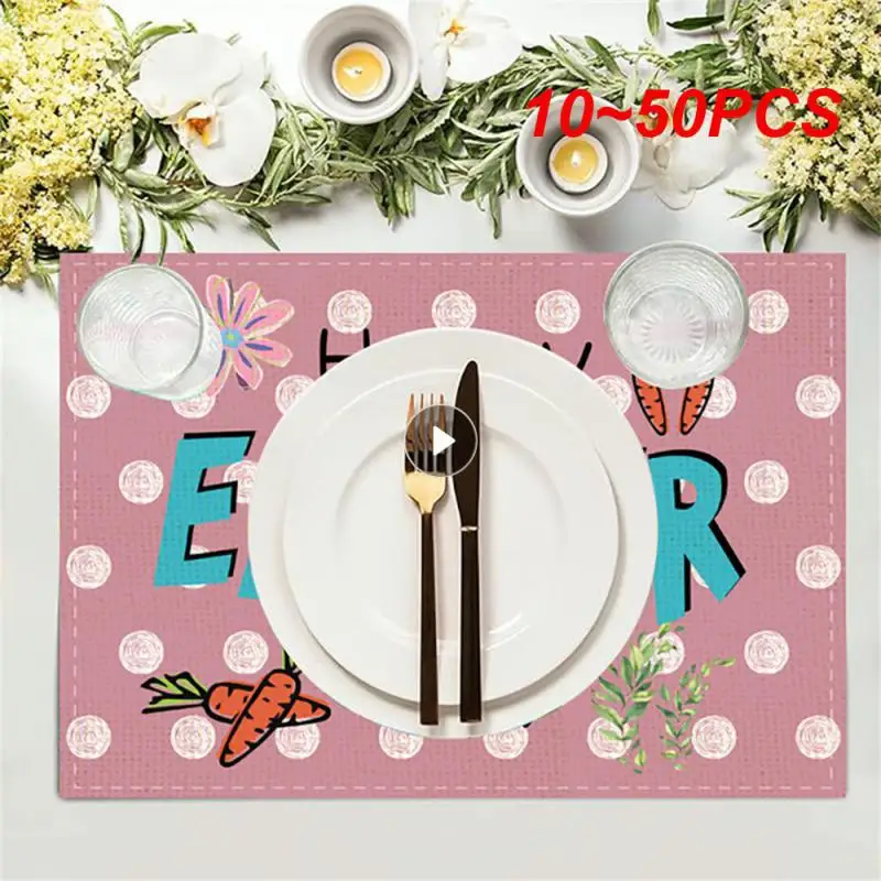 10~50PCS Insulated Table Mat High-quality Materials Decorate For The Holidays Festive Atmosphere Beautifully Restaurant Layout