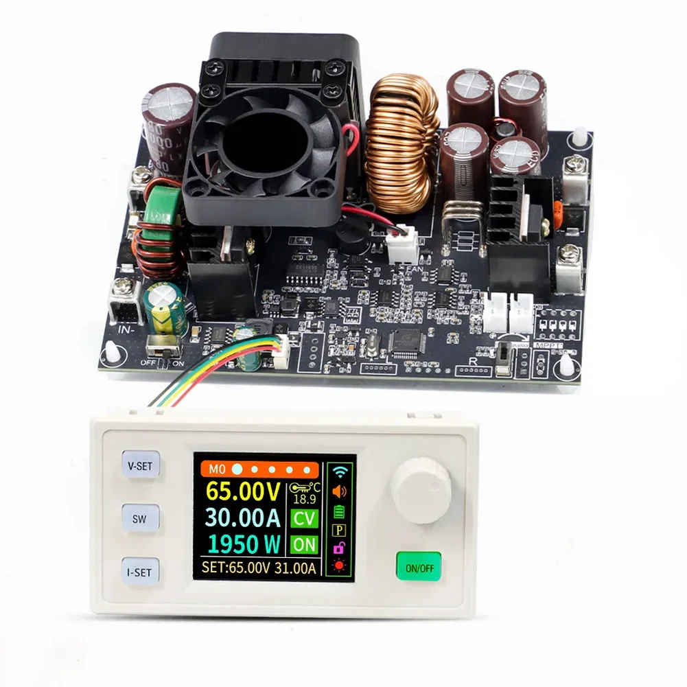 High Power DC-DC Step Down Module 12V to 90V Input 0V to 80V Output 2400W Constant Voltage Regulator for Solar Installations