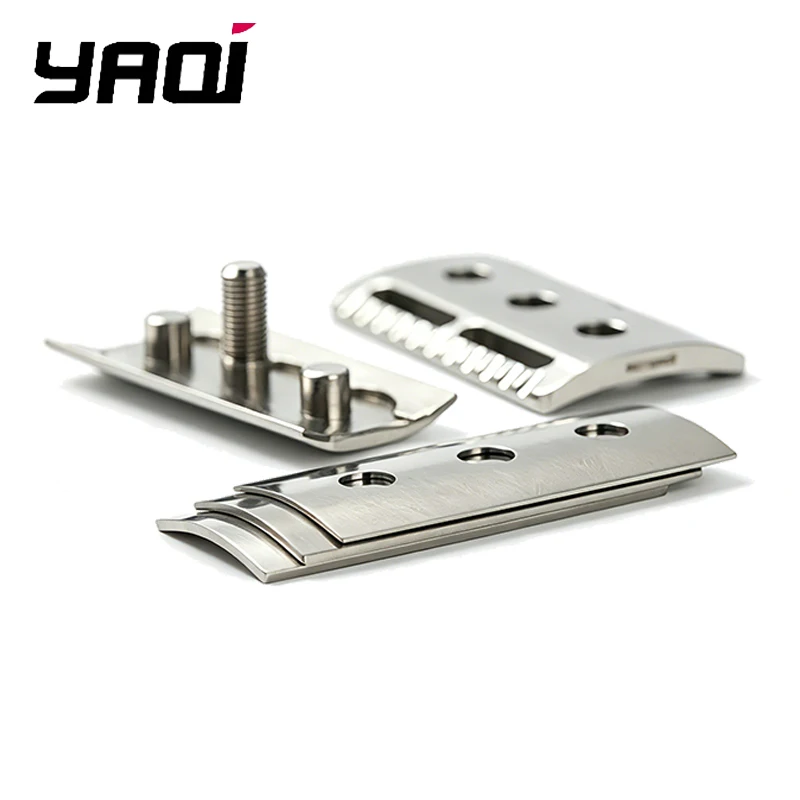 NEW 2026 Safety Beard Shaver Head 2026 YAQI Trifecta Adjustable Safety Razor Head 316 Stainless Steel Polished Different Blade