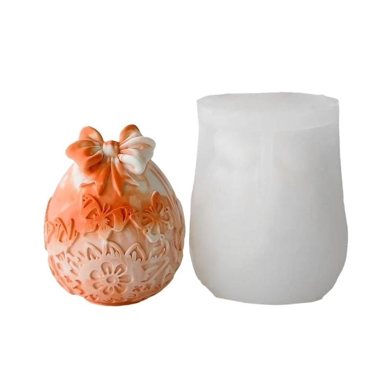 

Creative Bowknot Easter Eggs Scented Mold For Homemade Projects