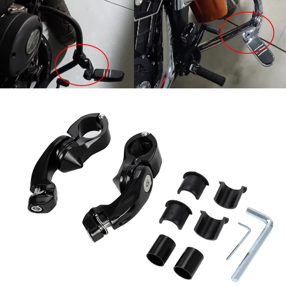 Motorcycles Male Mount-Style Chrome 1 1/4\