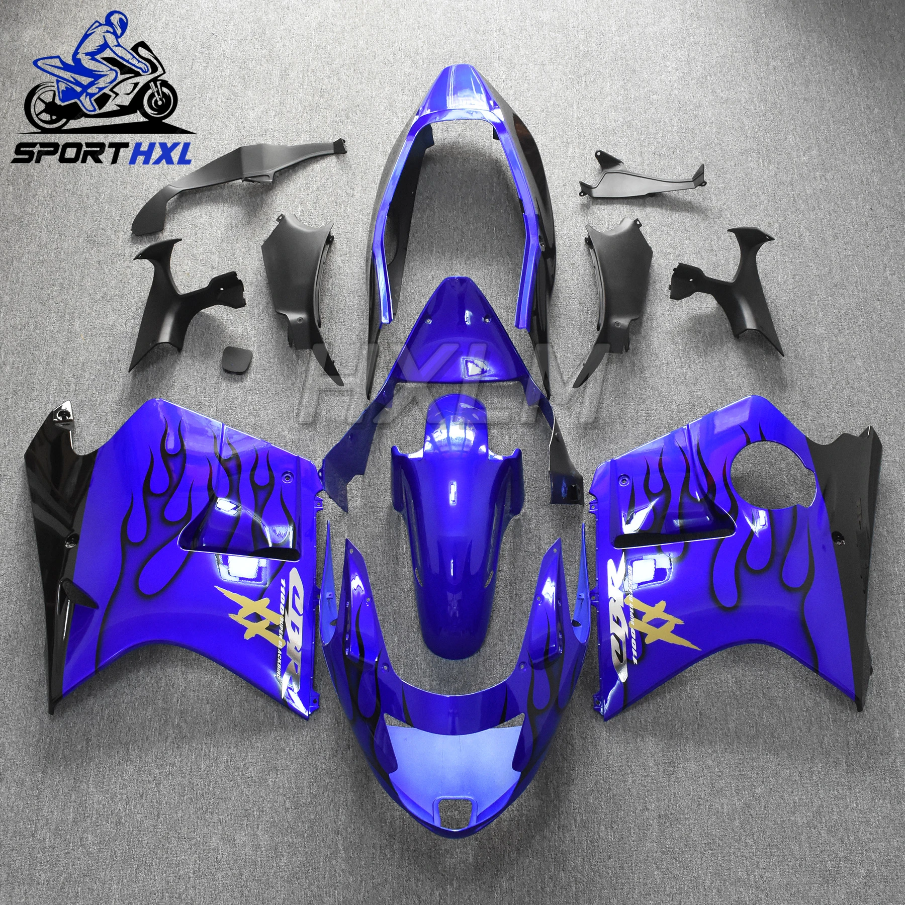 

NEW Motorcycle Fairings for Honda Cbr1100XX CBR 1100 XX 1998 CBR1100 Bodywork 1996 - 2005 BLACKBIRD 1998 full fairing black