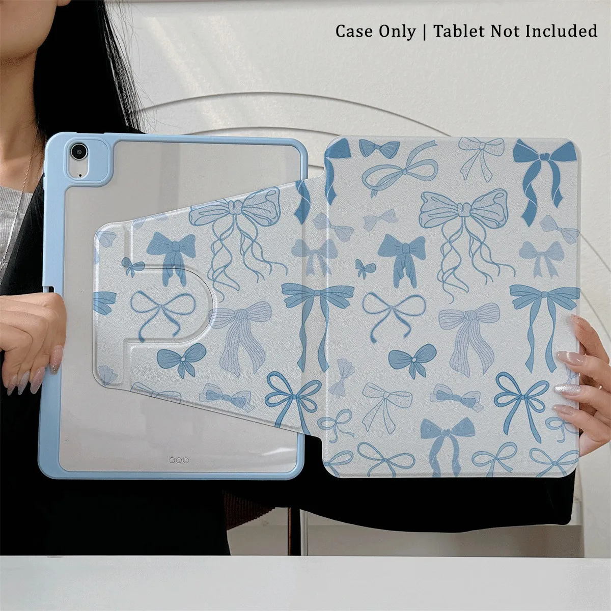 

360 ° Rotating Foldable Case to Easily Protect Your Pad: Compatible with iPad Air 6,Air 5,4,10,2024,air m3/a16 2025