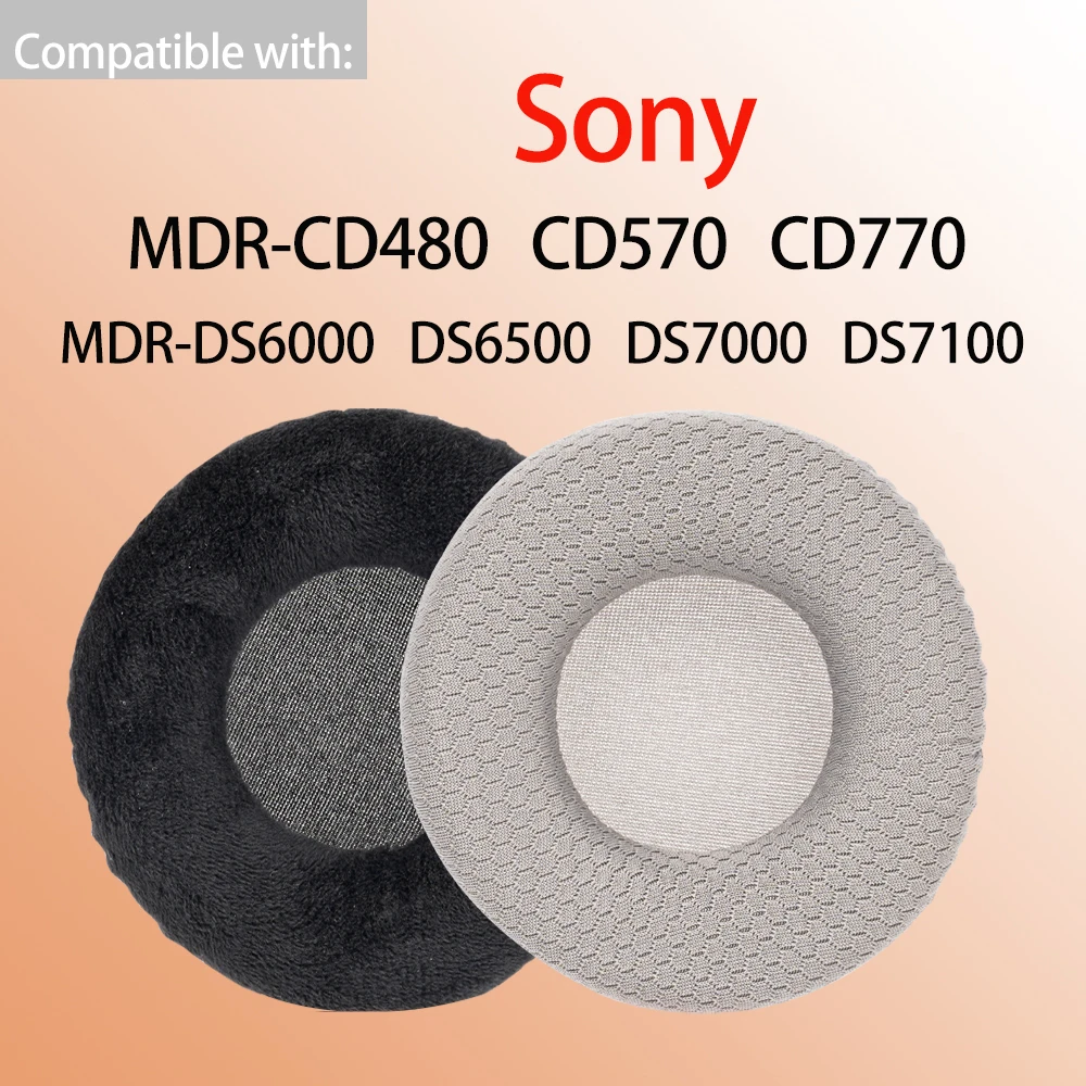 Cuscinetti Per Sony MDR-CD480 CD570 CD770 Cuffie Mdr DS6000 DS6500 DS7000 DS7100 Cuscinetti Auricolari Di Ricambio Cuffie Pad Coperture