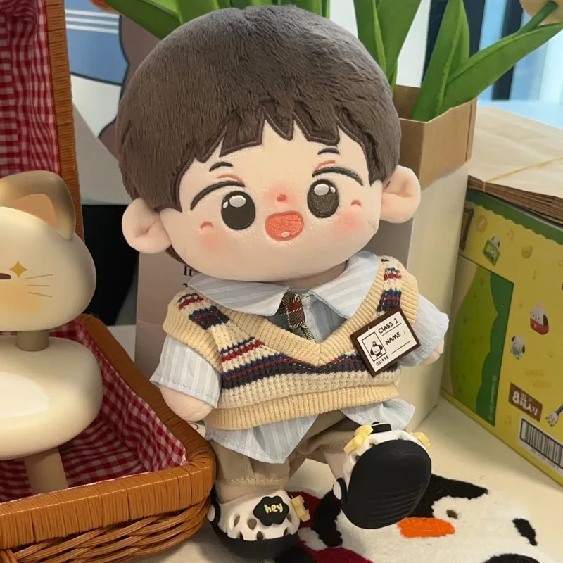 

20 см хлопковая кукольная одежда, модная куртка с капюшоном, одежда для куклы, школьная форма, сменная серия, аксессуары для кукольной одежды