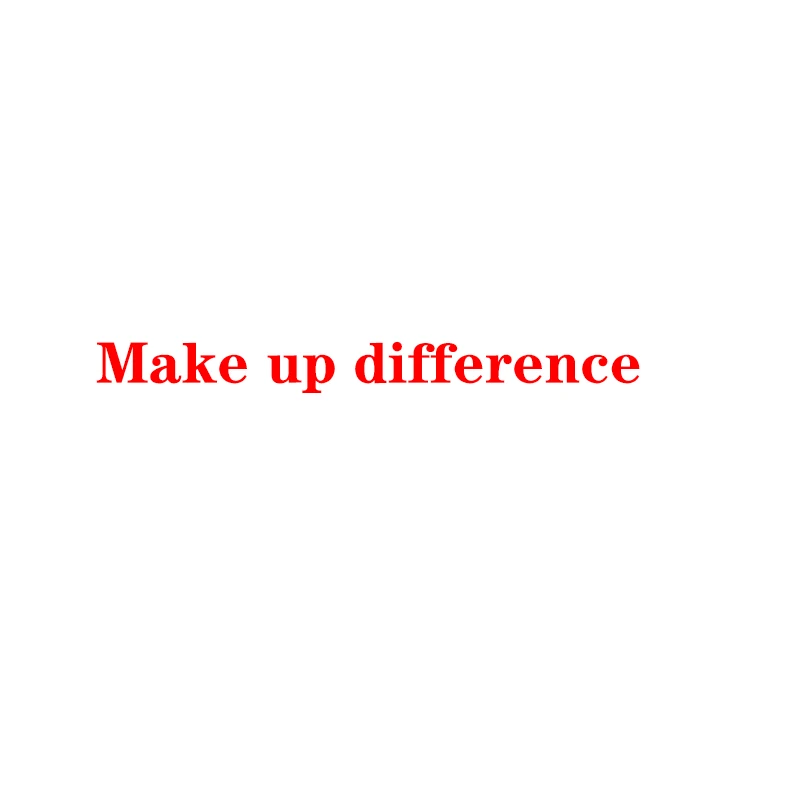 

Make up difference