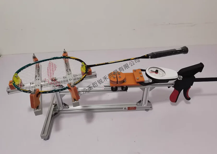 Electric Badminton Racket Stringing Machine Wire Stretcher DIY Racket Frame Threading Machine  Adjustable with Tools