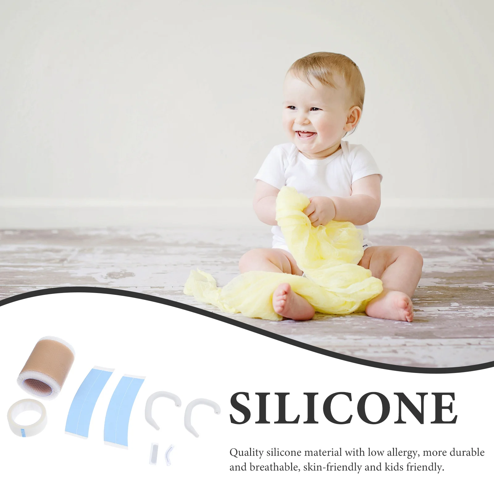 

Infant Ear Support Patch 1 Set Newborn Auricle Corrector Silicone Baby Ear Shaping Tape Sticker Alignment Tool Accessory