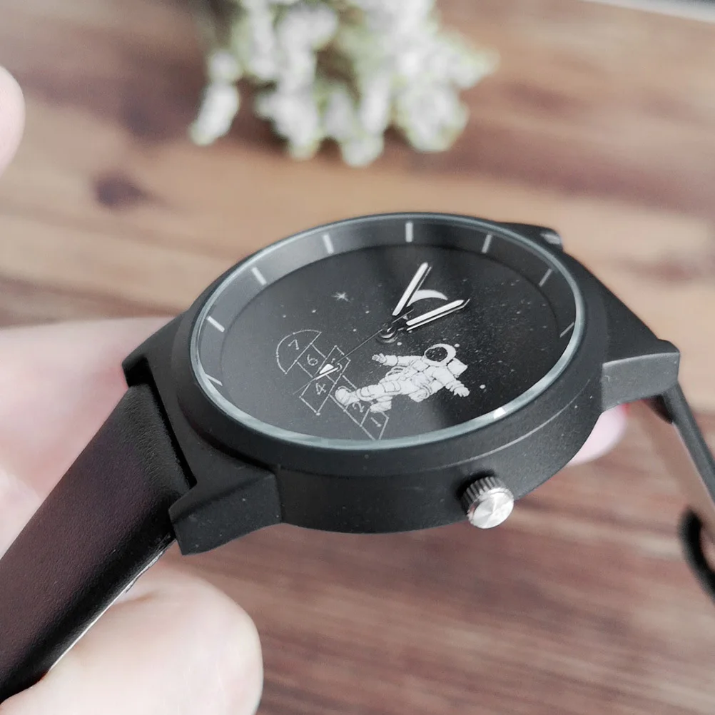 عرض ساعة رائد الفضاء للسيدات والرجال مع سوار لعرض هدايا عيد الميلاد #6