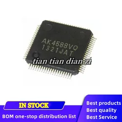 1pcs AK4588VQ AK4588V0 AK4588 QFP IC CHIPS IN STOCK