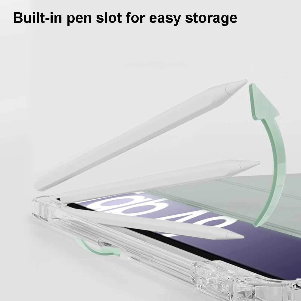 حافظة جلدية للكمبيوتر اللوحي لهاتف سامسونج تاب S11 S7 S8 S9 11 FE 10.9 Plus S10 12.4 بوصة حافظة مغناطيسية ذكية حامل القلم الرصاص Funda