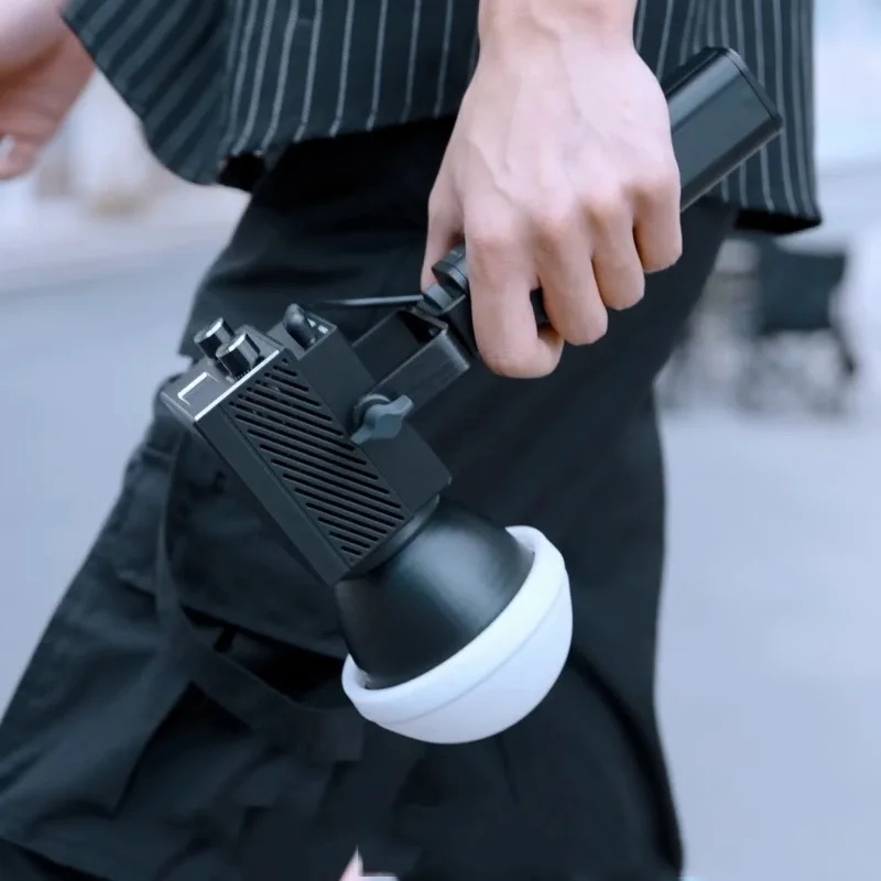 Litufoto แฟลชวิดีโอมือถือ U8, แบบพกพาขนาดเล็กมือถือ60W ไฟสำหรับบันทึกวิดีโอกลางแจ้ง