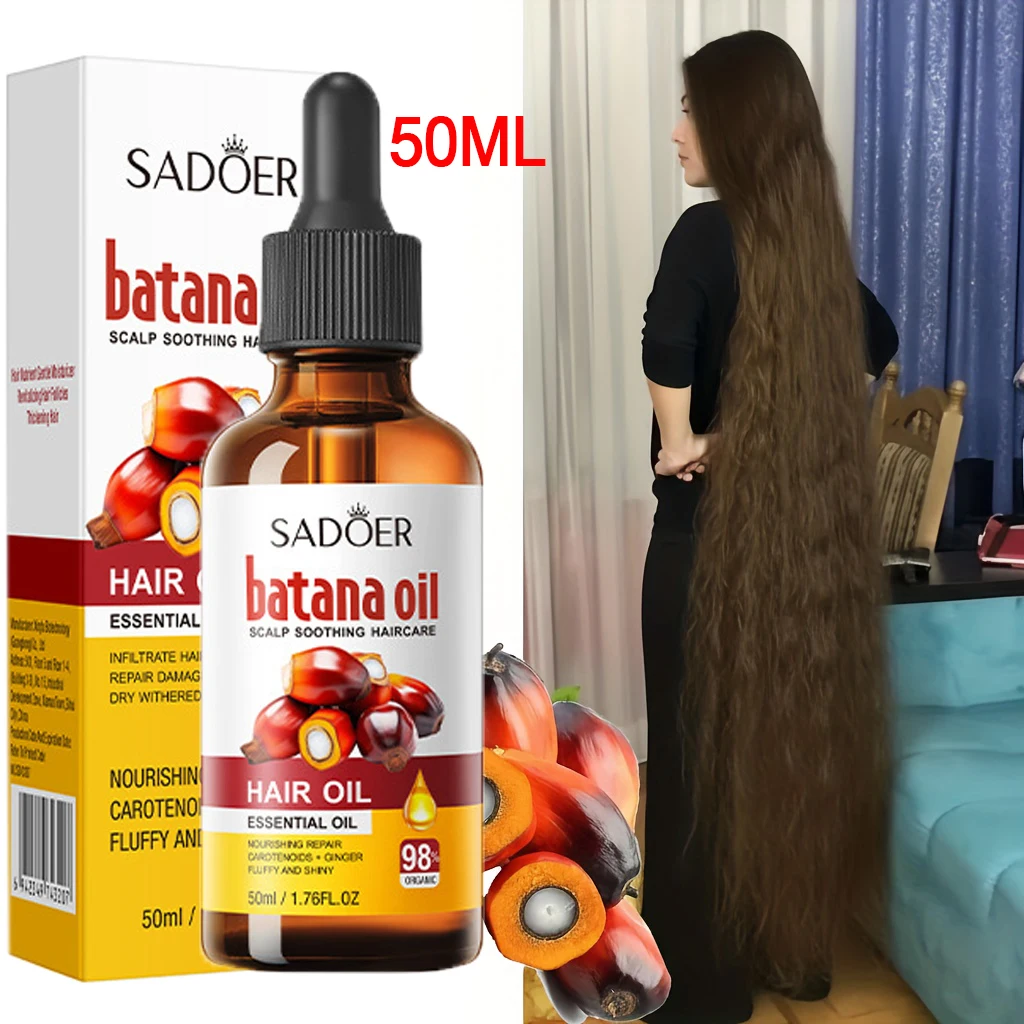 

Batana Hair Growth Oil Hair Loss Treatment Scalp Strengthening Oil Anti-Breakage Improve Hair Quality Hair Growing Care Serum
