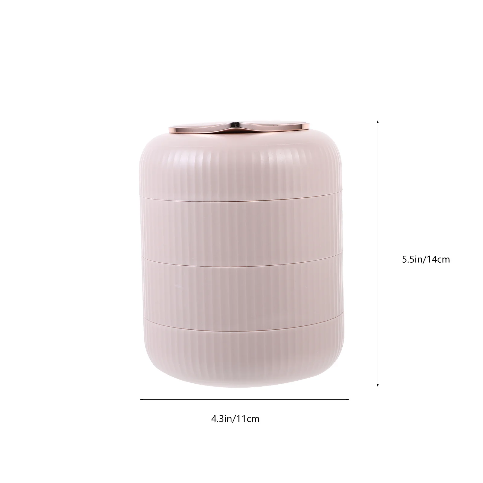 Rotating Jewelry Storage Box Multi-Layer Swivel Design For Necklace Earring Bracelet Organizer Vanity Display Holder