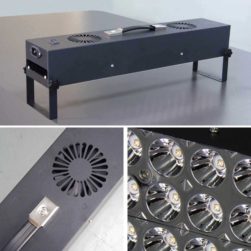 High Power Portable Air Cooled UV Lamp Curing Machine For Ink Coating Shadowless Adhesive Screen Printing