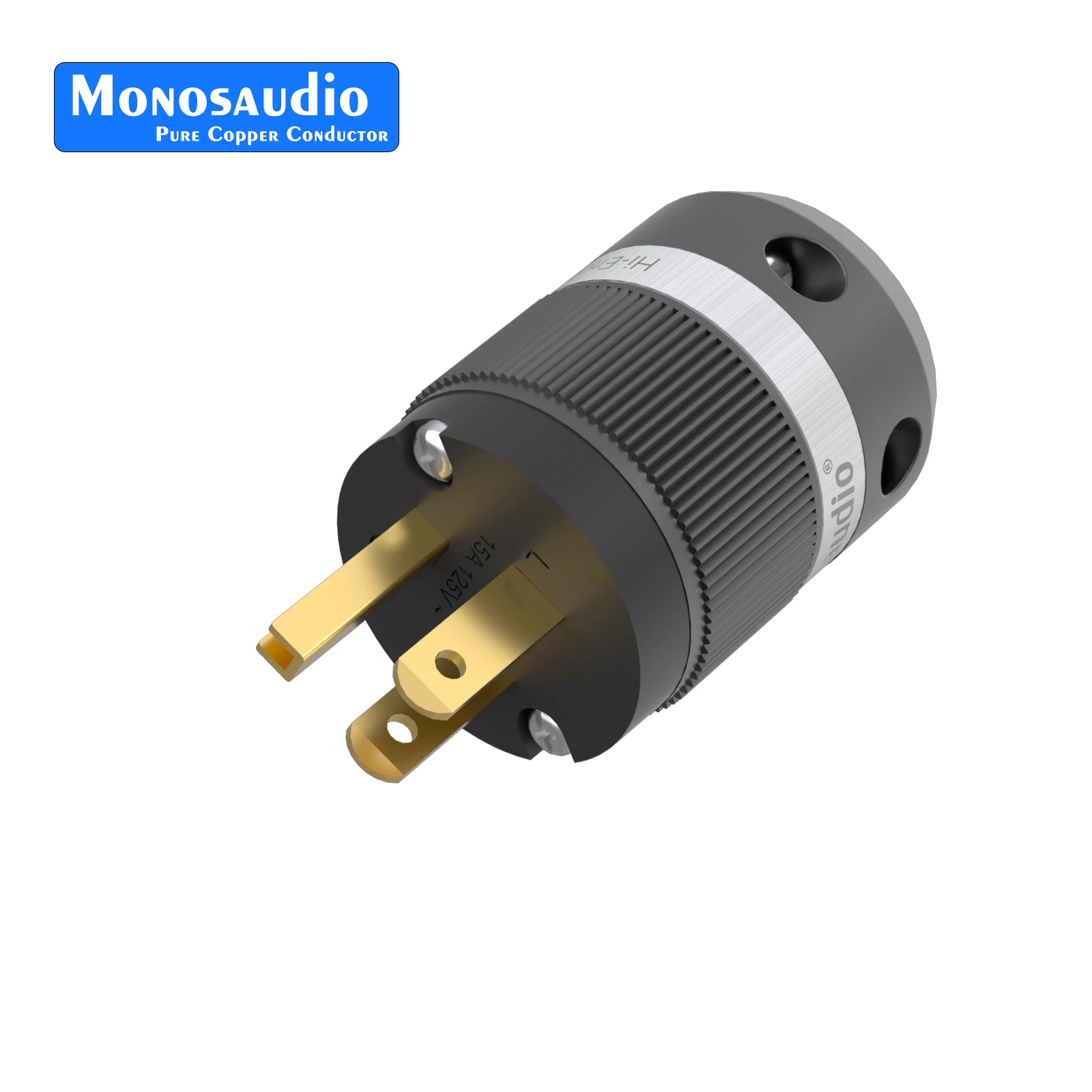 

Monosaudio E/M/F100 Аудиоразъем питания 4N 99,998% чистая медь, золото/родиевое покрытие, версия для ЕС/США, Hi-Fi IEC C15, гнездовой разъем