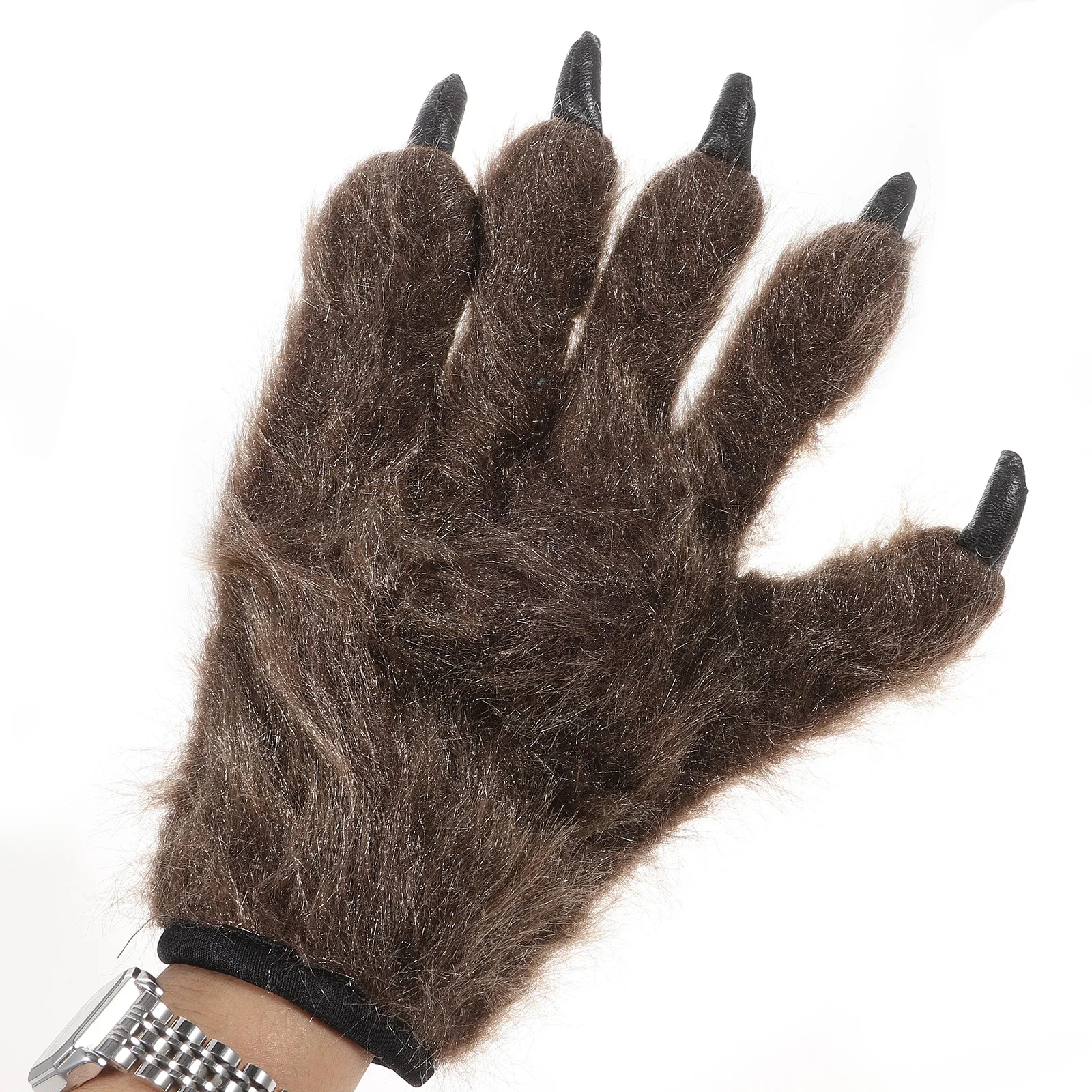 1Pair Gloves Polyester Scary Horror Costume Accessory for Halloween Masquerade Party Carnival Easter Christmas Dress Up