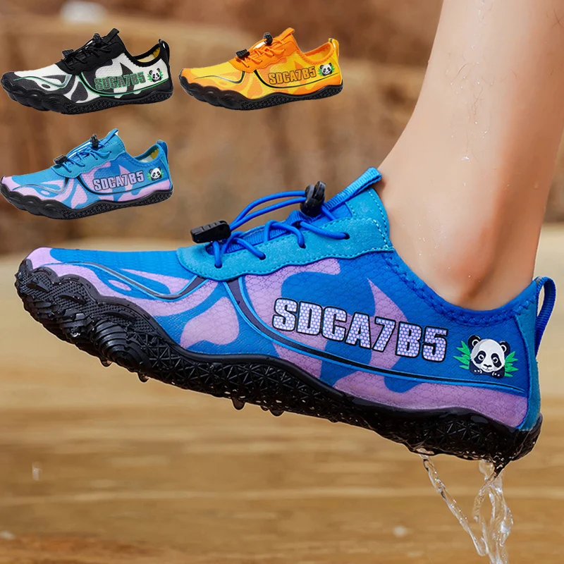 Unisex Quick Dry Water Shoes Men Women Colorful Beach Swimming Surfing Seaside Aqua Shoes Couple Barefoot Upstream Sneakers
