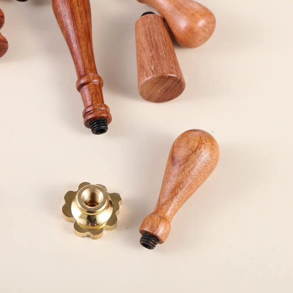 

Envelope Printing DIY Craft Paint Seal Wax Sealing Stamp Wood Color Wood Handle