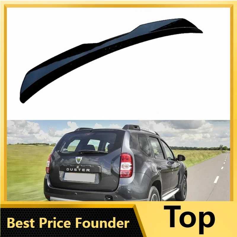 For Dacia Duster 2018--2020 Year Roof Spoiler Rear Wing Body Kit Accessories ABS Plastic SUV Hatchback Universal Gloss Black