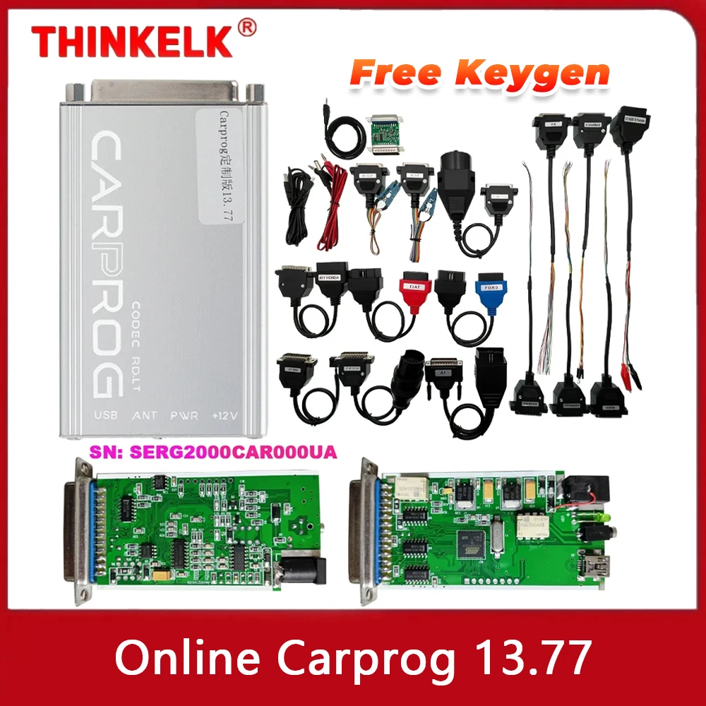 

Online Carprog 13.77 Full Adapter SERG2000CAR000UA Free Keygen With Box For Airbag/Radio/IMMO ECU Chip Tuning Repair Tool