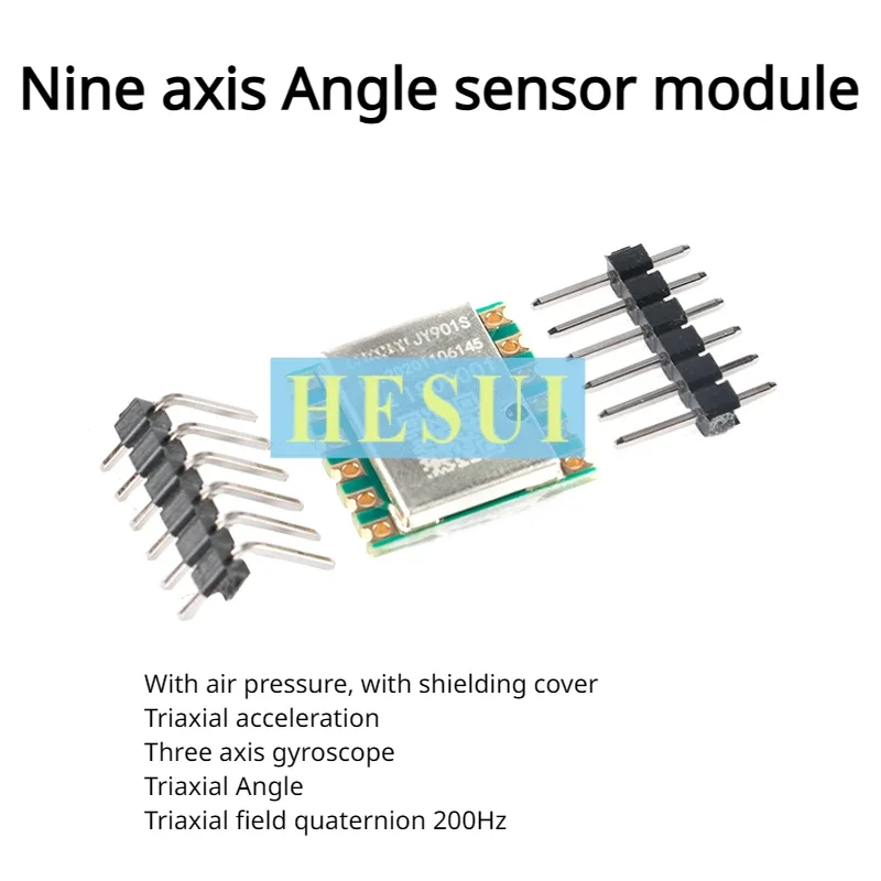 Original JY901S nine-axis accelerometer gyroscope MPU9250 magnetic field attitude Angle sensor module