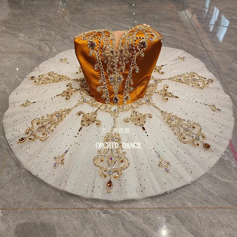 

BT250695 Professional Custom Size Custom Color Kids Girls Women Adult Cream Ballet Tutu Costumes