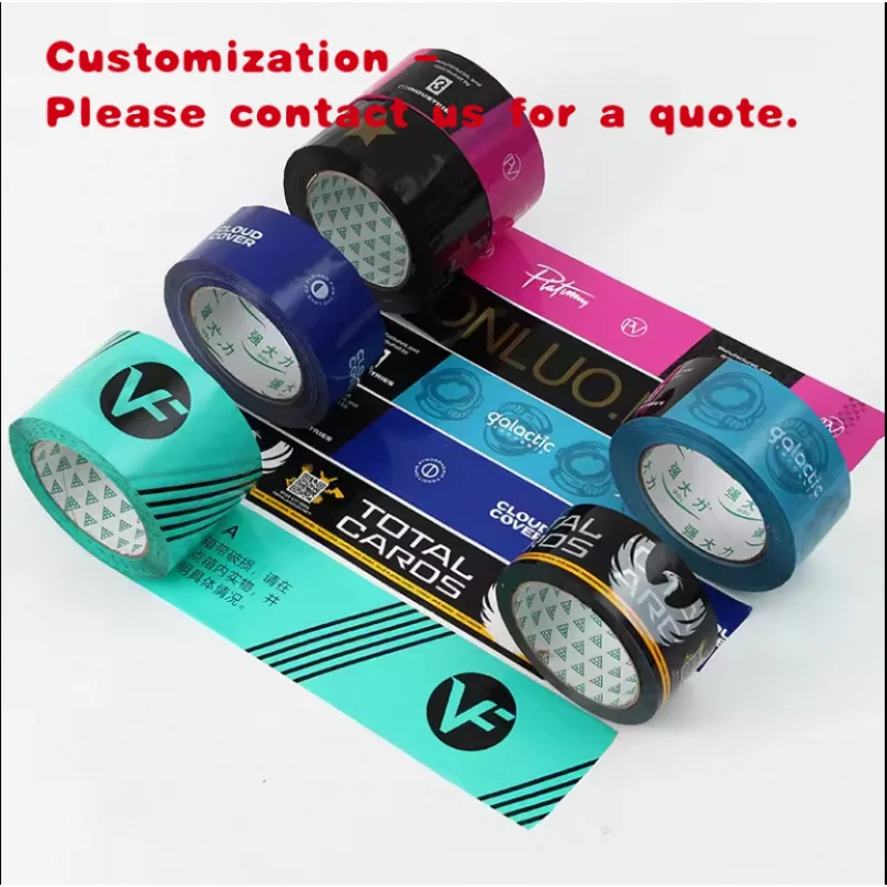 

на заказ. Хорошая распродажа, персонализированный дизайн, белая печатная лента Bopp на заказ, упаковочная лента с компании