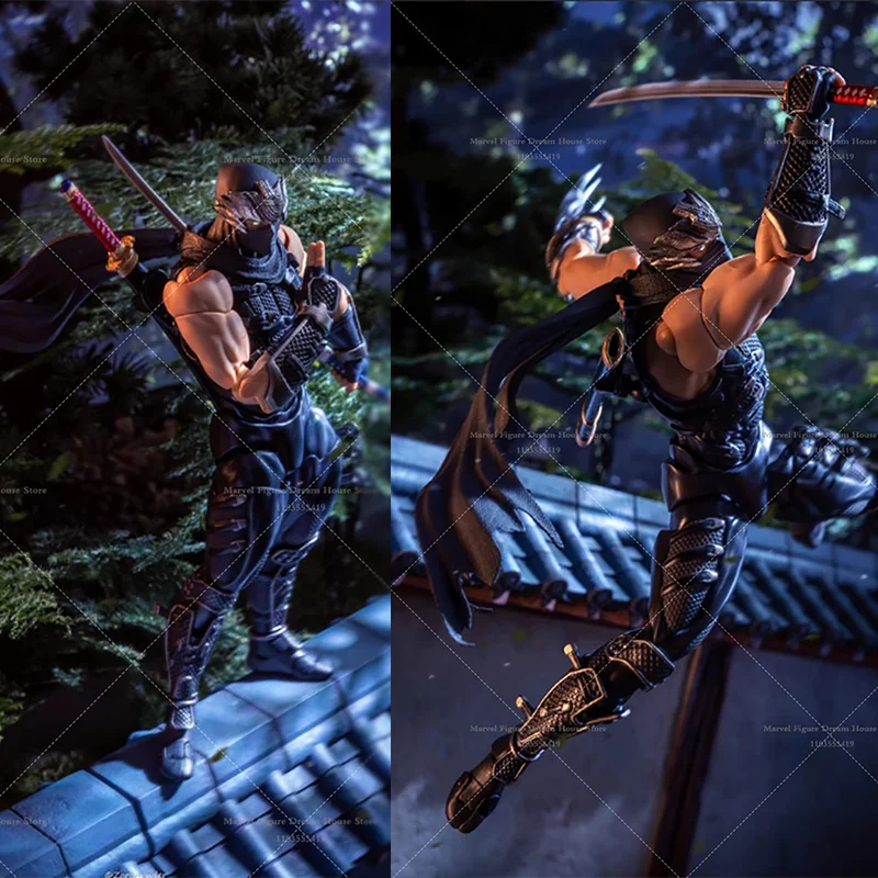 

Kaiyodo 1/12 Scale Shadow Warriors Super Speed Ninja Gragon Action Game Amazing Yamaguchi 6-inch Full Set Action Figure Soldier