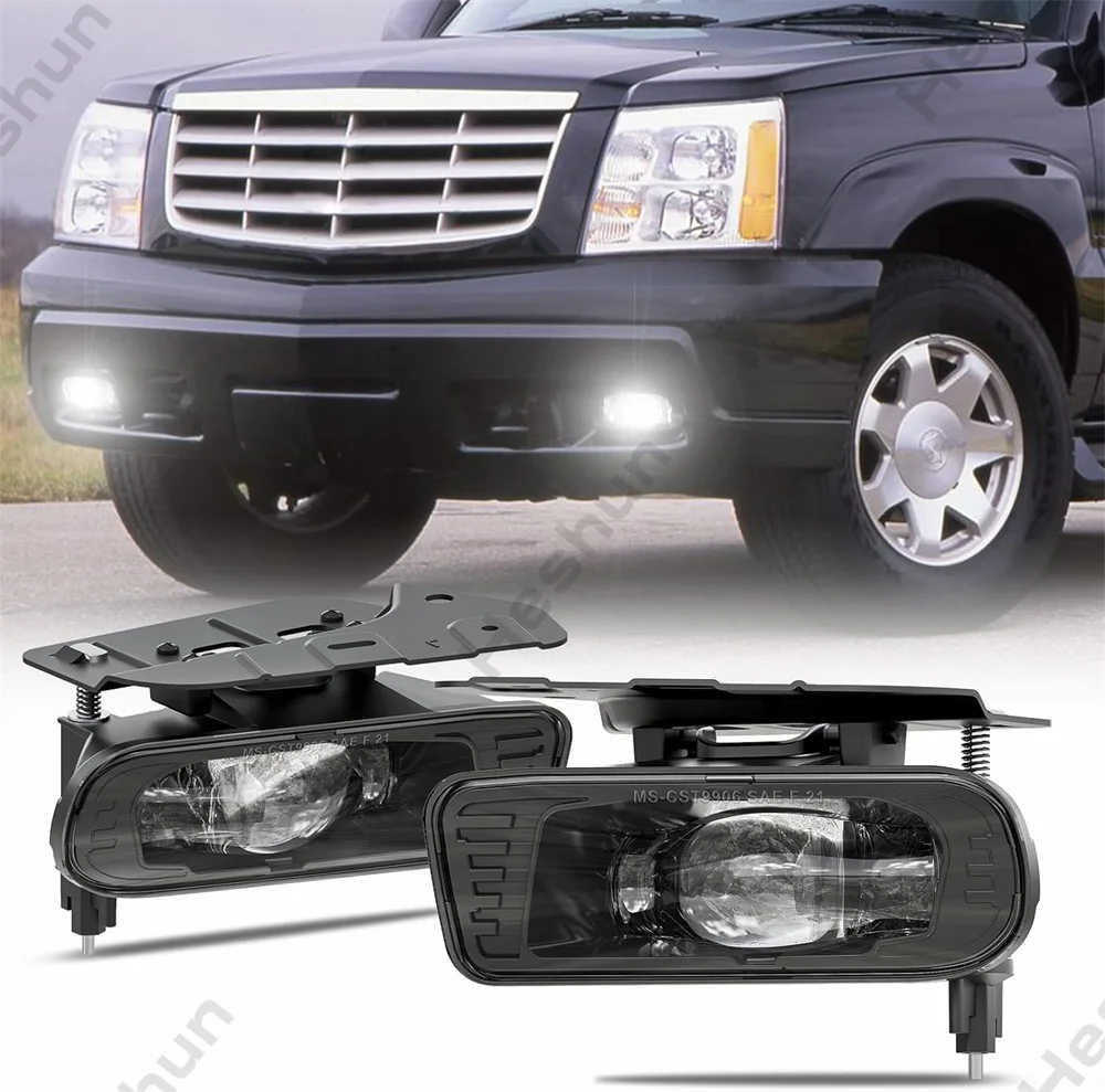 LED Fog Lights For Cadillac Escalade 2002-2006 Escalade EXT 2003-2006 Escalade ESV LED Fog Lamps Assembly Bumper Driving Lamp