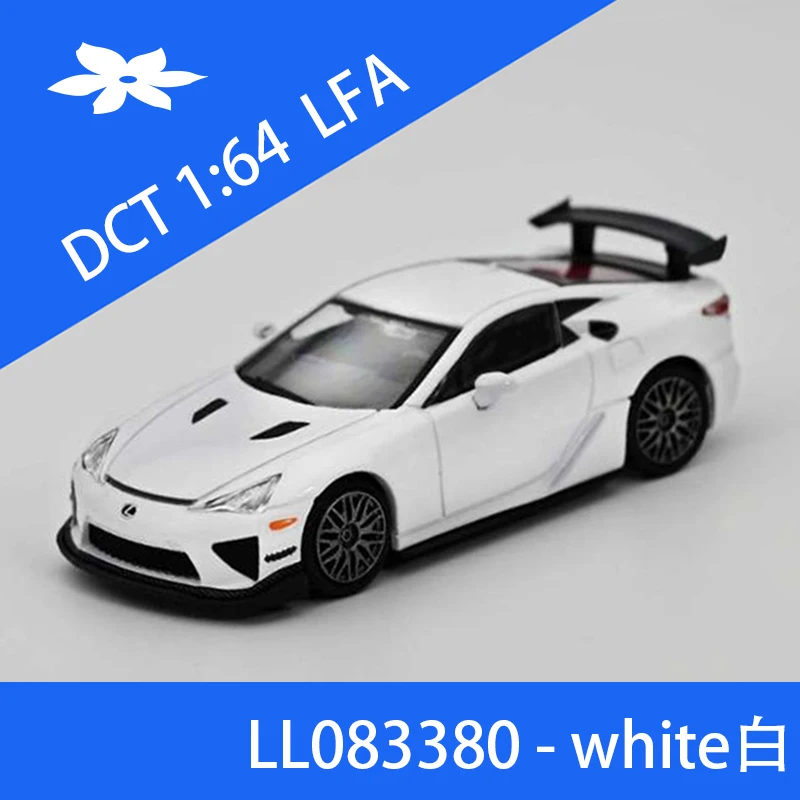 DCT Diecast 1:64 Maßstab Legierung Automodell LFA Erwachsenen-Sammlung Statische Ausstellung Geschenk Jungen-Spielzeug