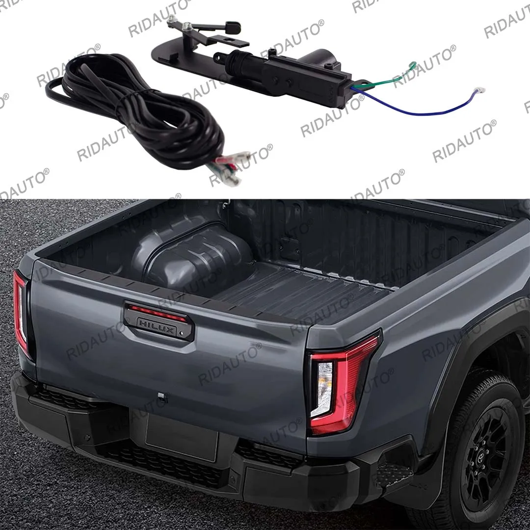 Elektryczny zamek tylnej klapy do Hilux 2026 Travo Prerunner & 4TREX, centralny zamek, oryginalny kluczyk, akcesoria samochodowe.