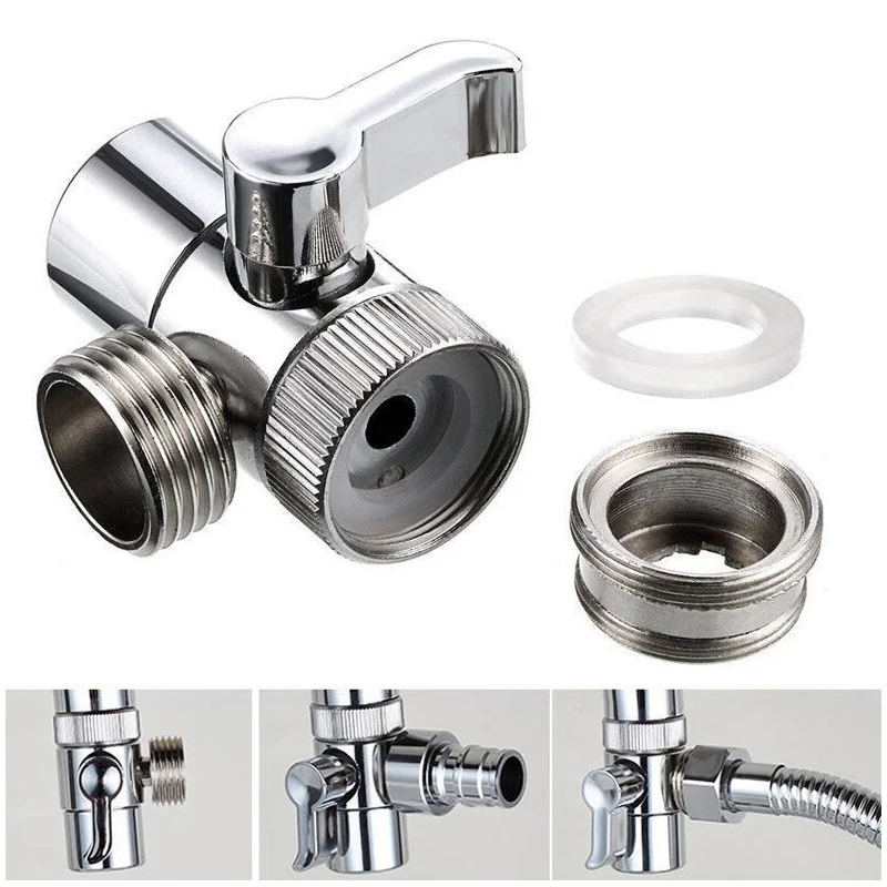 Switch Faucet Adapter Kitchen Sink Splitter Diverter Valve Water Tap Connector For Toilet Bidet Shower Kitchen Accessories