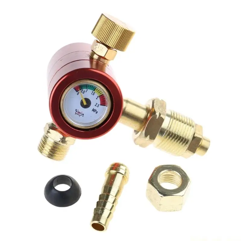 A2BE Multifunction Oxygen Propane Acetylene Regulator Easy Operate Pressure Meter Simple for Construction & Research Application