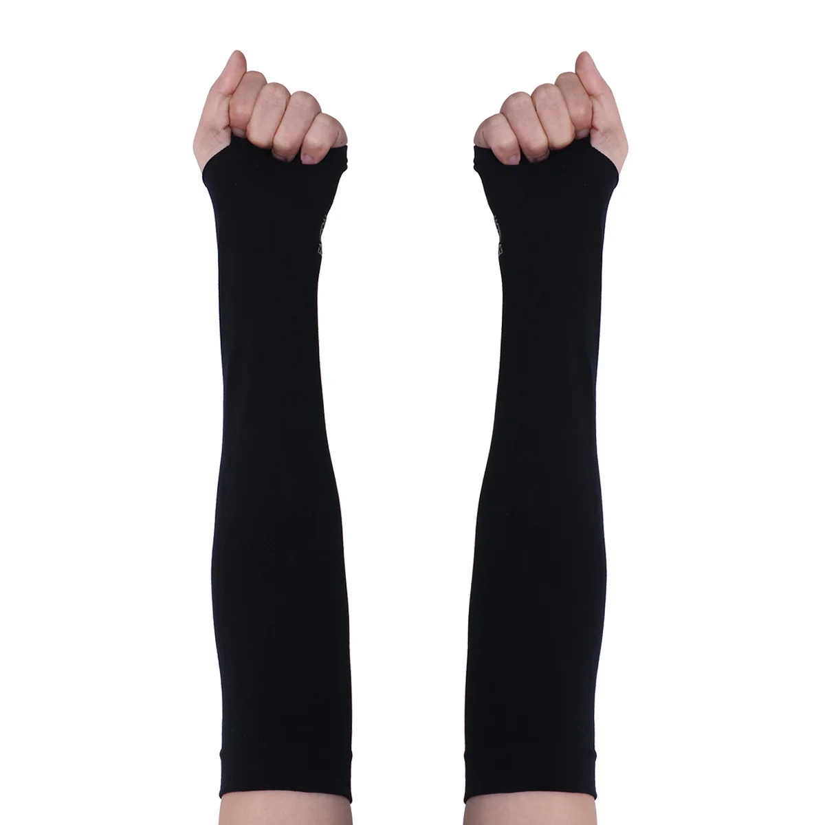 

3pcs Sun Uv Protection Arm Sleeves Ice Silk Fabric Breathable Sweat-Wicking Anti-Slip Cuff For Outdoor Cycling Fishing Running