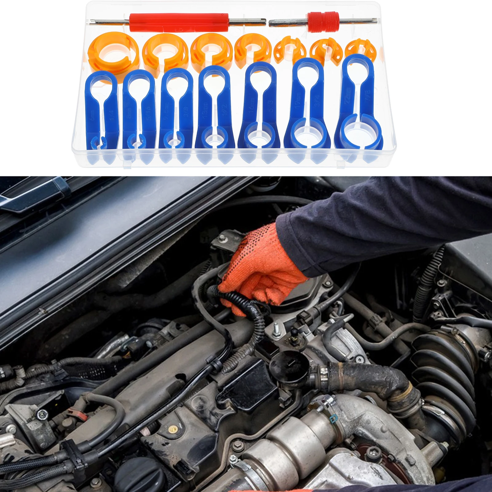 

Air Conditioning Pipe Remover Fuel Line Disconnect Tool Car Transmission Heater Hose Release Automotive Mechanics Gas Engineer