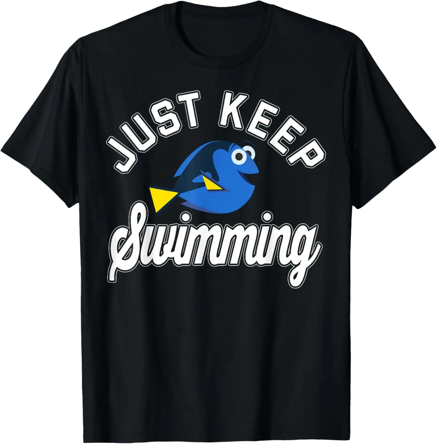 

Футболка с логотипом MINISO X Disney Pixar Finding Dory Just Keep Swimming