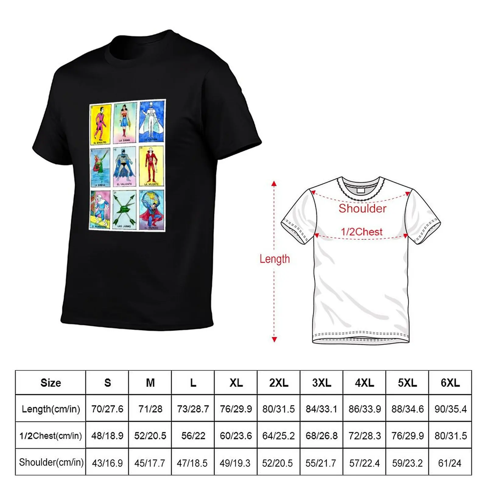 La Loteria T-Shirt anime t shirts for man funny t shirts cotton T-Shirt